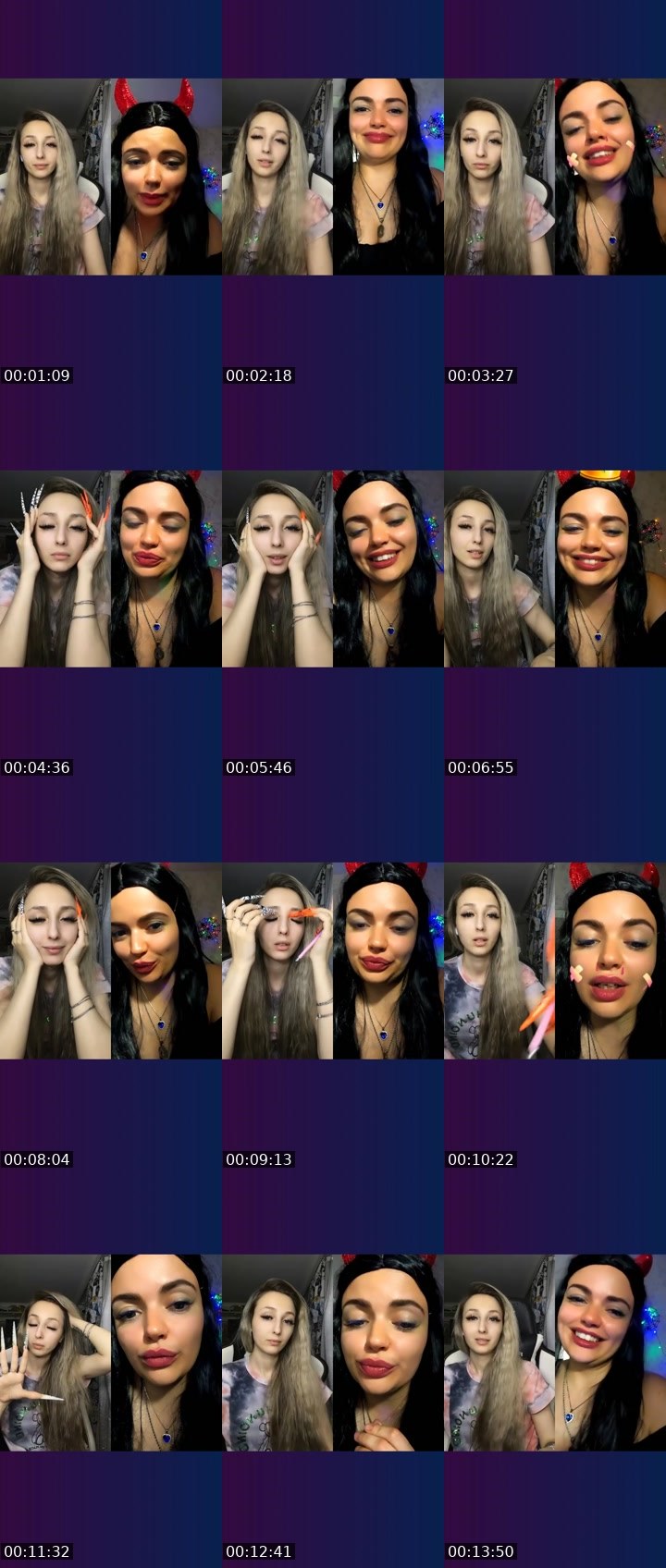 Contact-sheet preview of 🐺ŞKAŃÐI🐺's Liveme recording