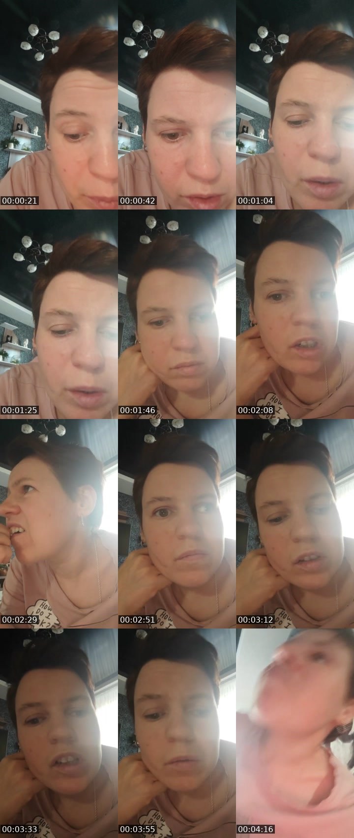 Contact-sheet preview of Наташа Торопова's Liveme recording