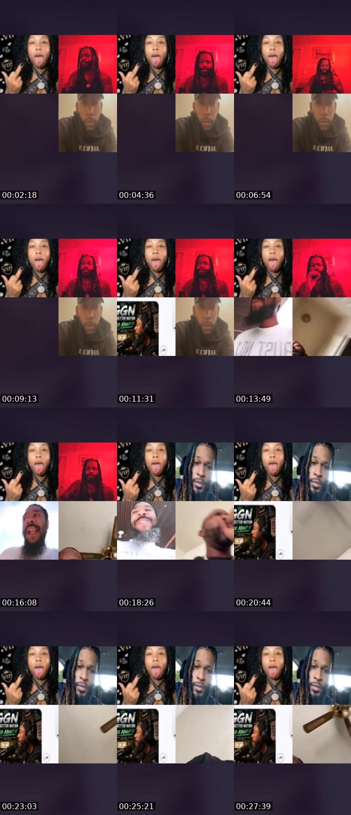 Contact-sheet preview of ꧁✨3мρя3ѕѕ✨꧂'s Liveme recording