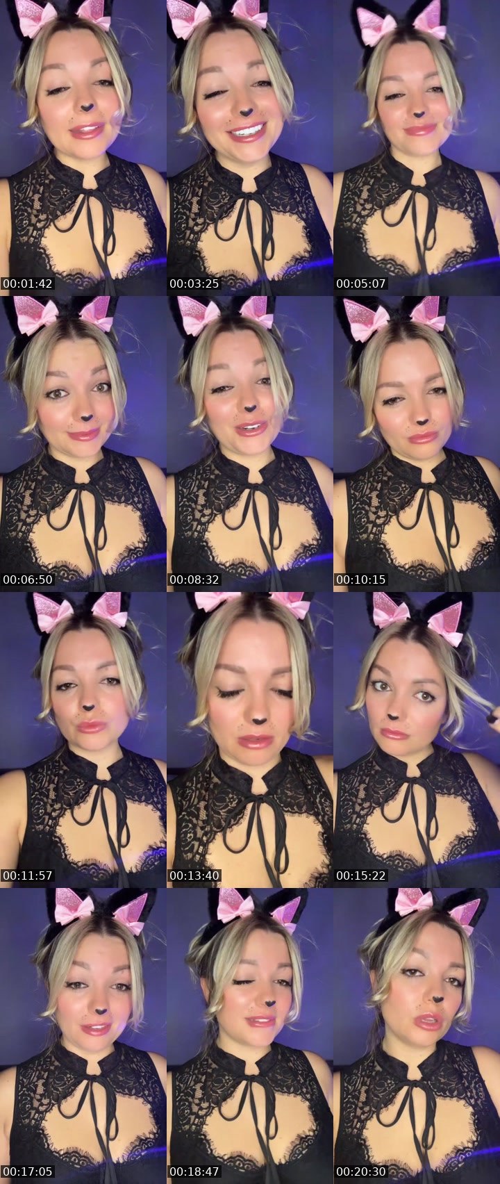 Contact-sheet preview of 💜BonitaLinda💜's Liveme recording