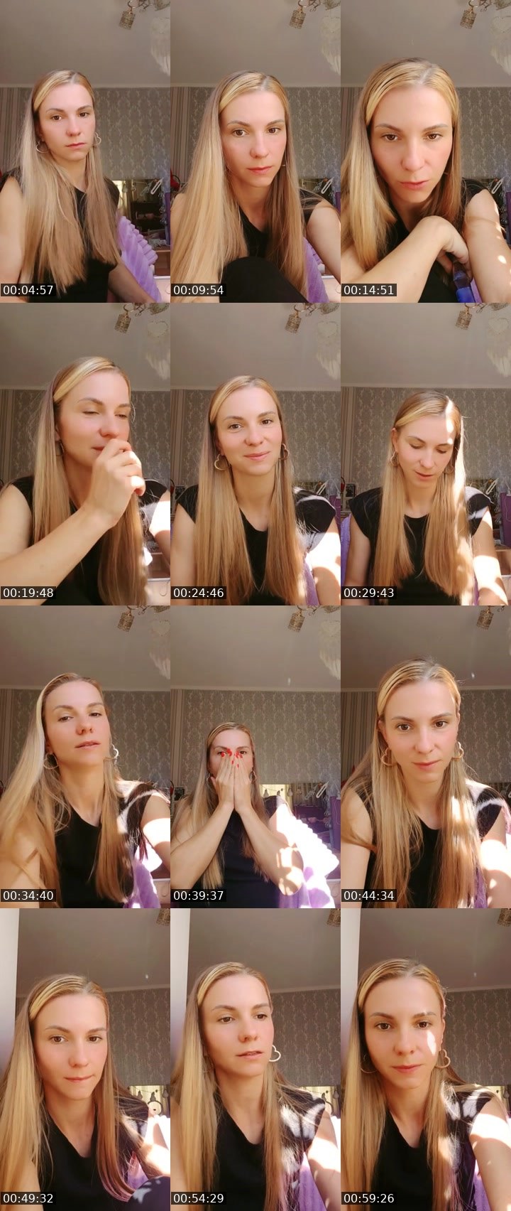 Contact-sheet preview of 🎀 Senorita 🎀's Liveme recording