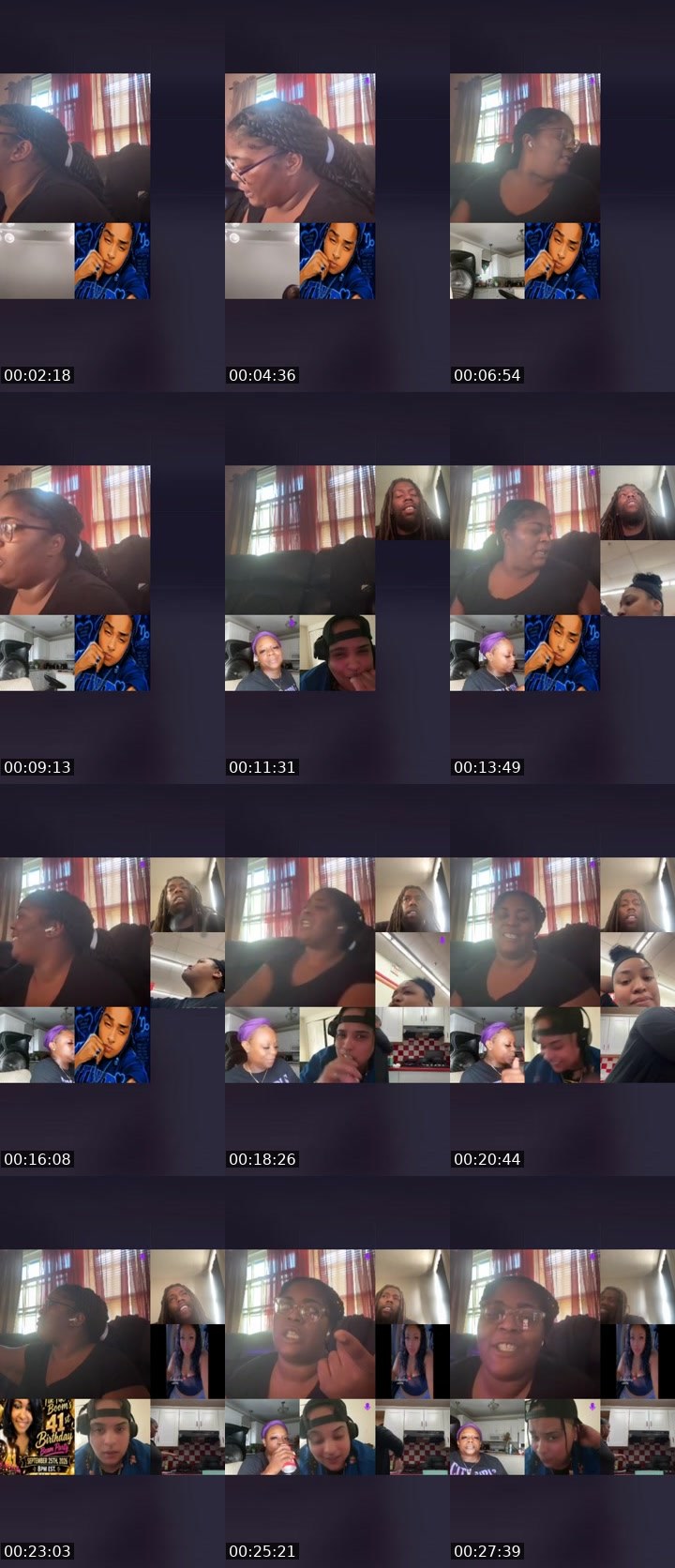 Contact-sheet preview of 1💙OG🅱️IGSTEPPA🥾BT's Liveme recording