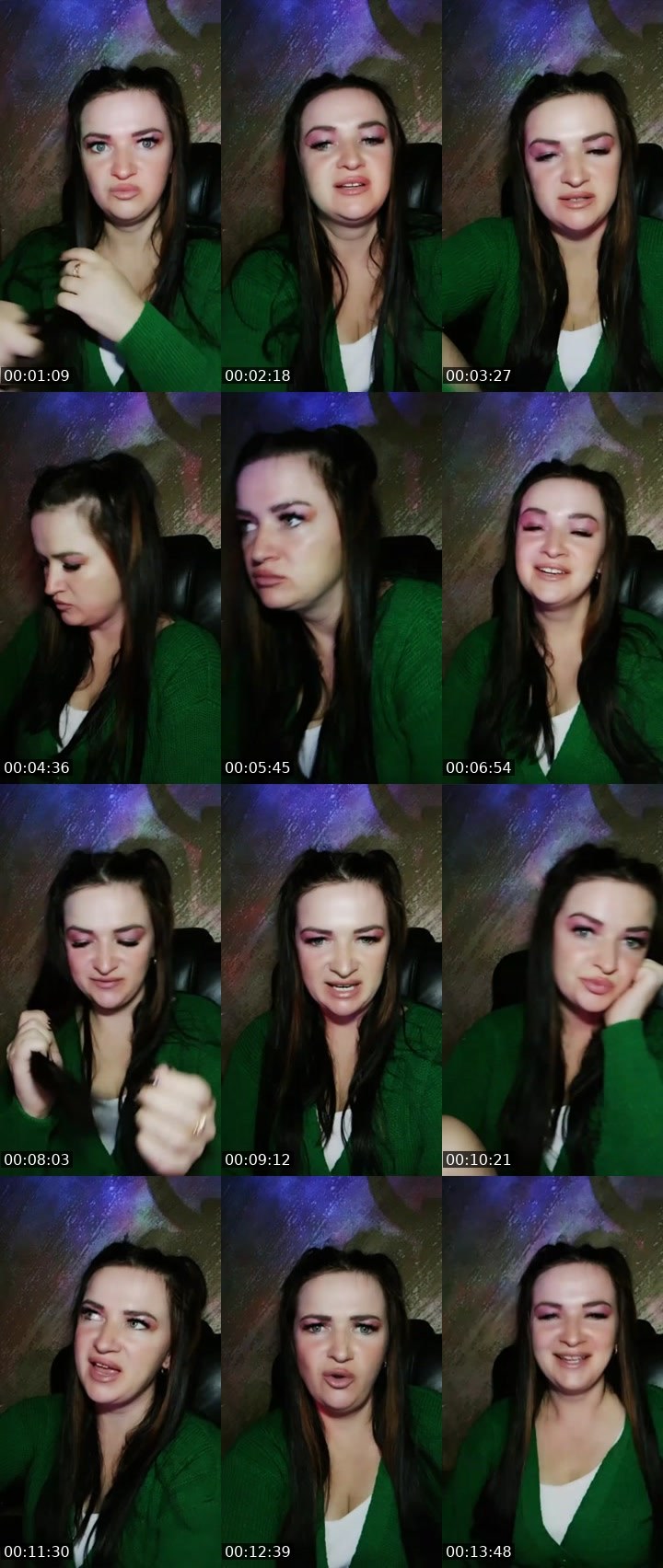 Contact-sheet preview of 💯 Strawberry👼's Liveme recording