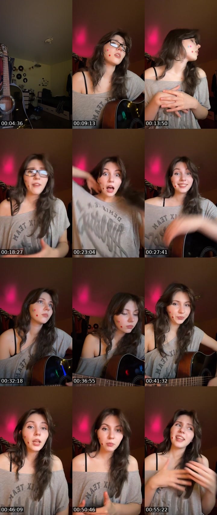 Contact-sheet preview of 👑daria!🦷's Liveme recording
