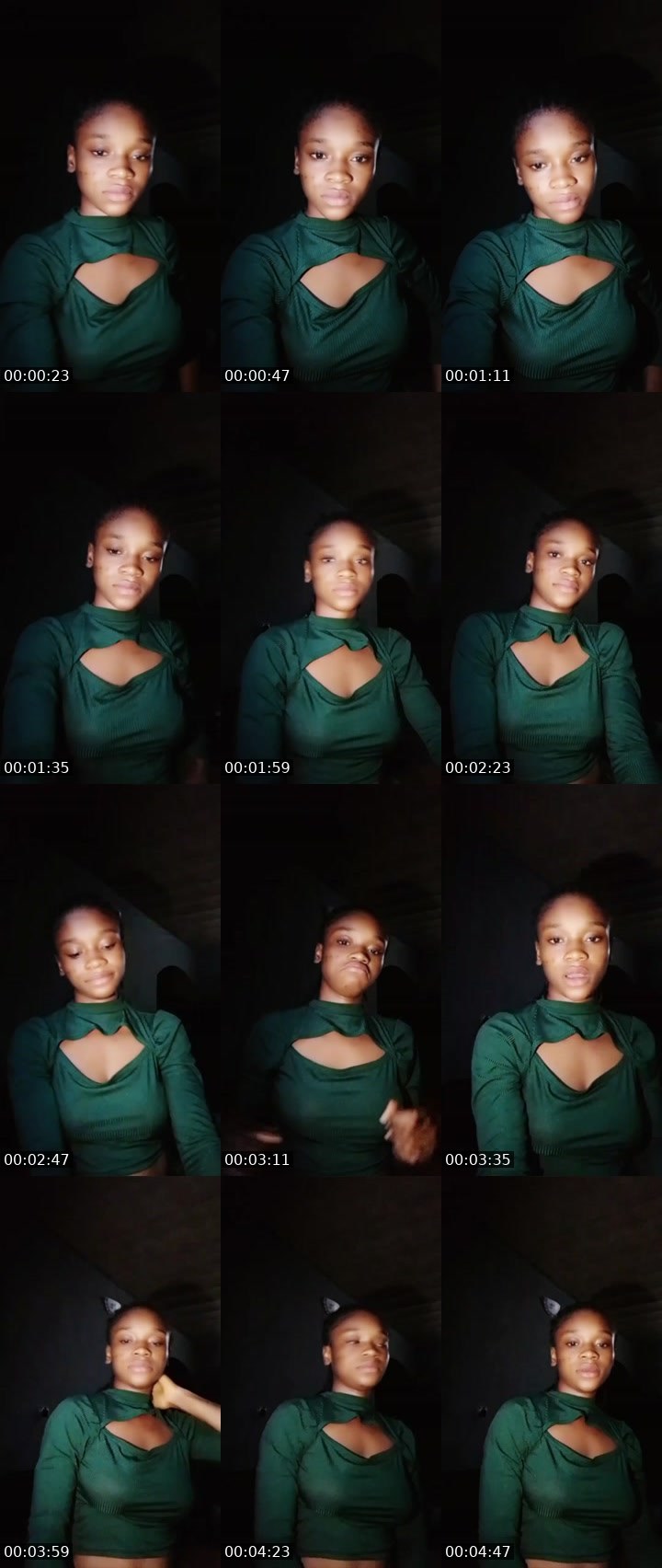 Contact-sheet preview of Aria❣️'s Liveme recording