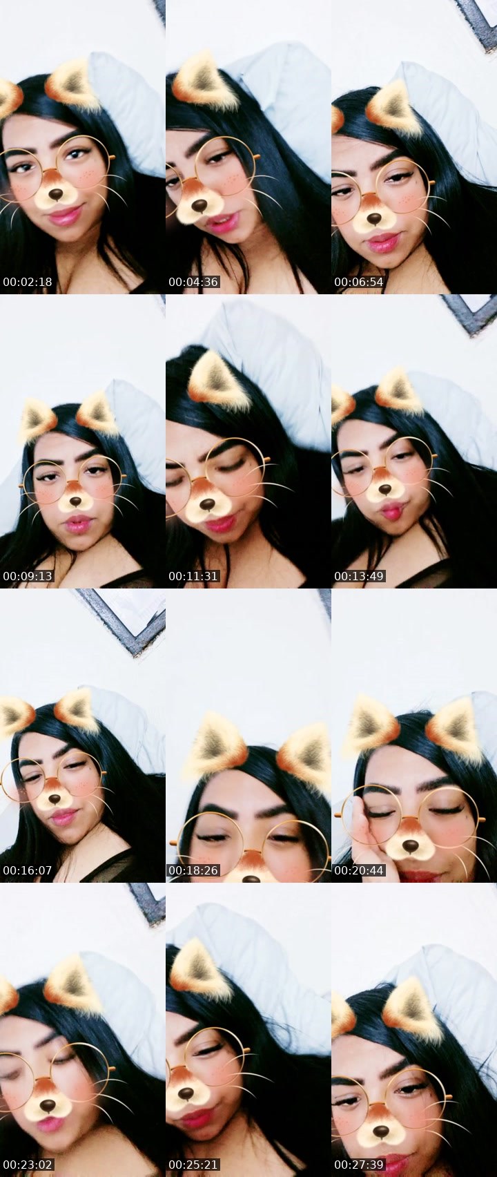 Contact-sheet preview of 25k🥹🙏☁️🧸's Liveme recording