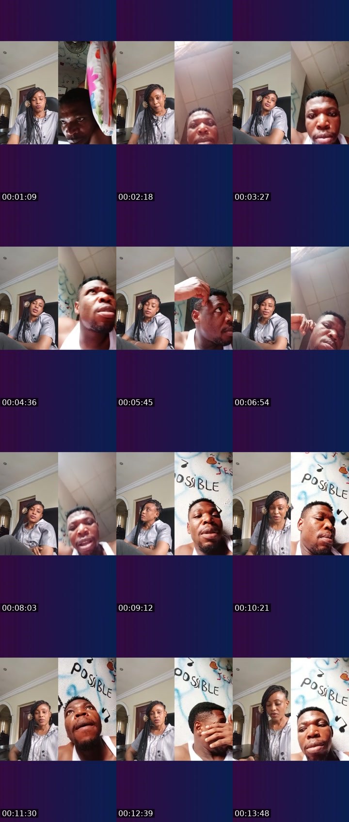 Contact-sheet preview of Julie🧥✊☯️'s Liveme recording