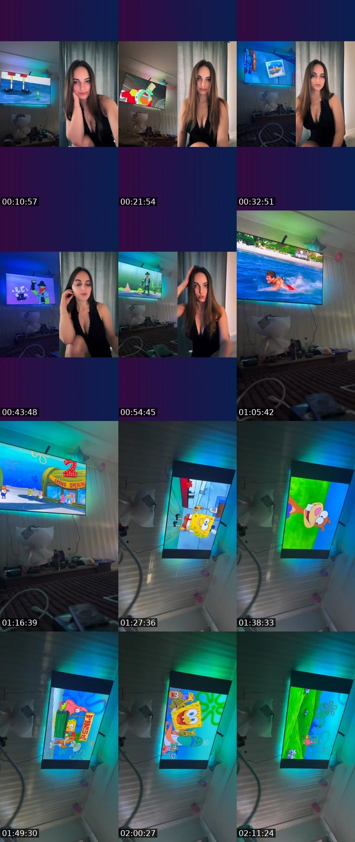 Contact-sheet preview of Conera_baby🐾's Liveme recording