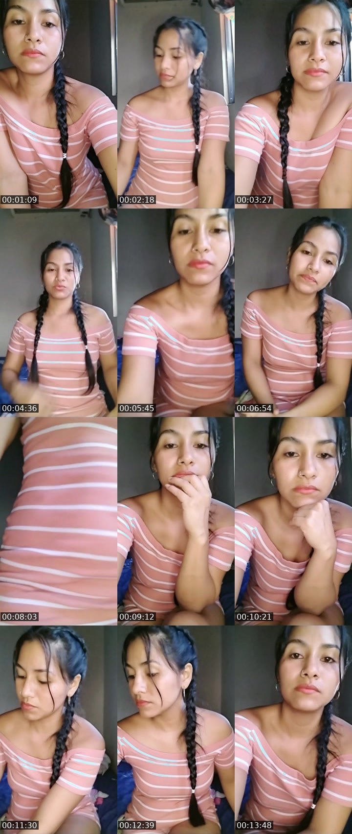 Contact-sheet preview of Caroline Segarra's Liveme recording