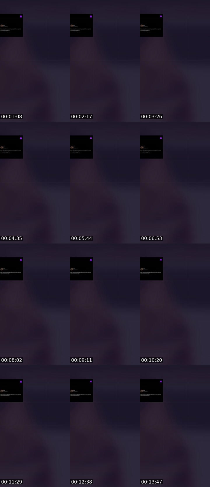 Contact-sheet preview of spicy🥵's Liveme recording