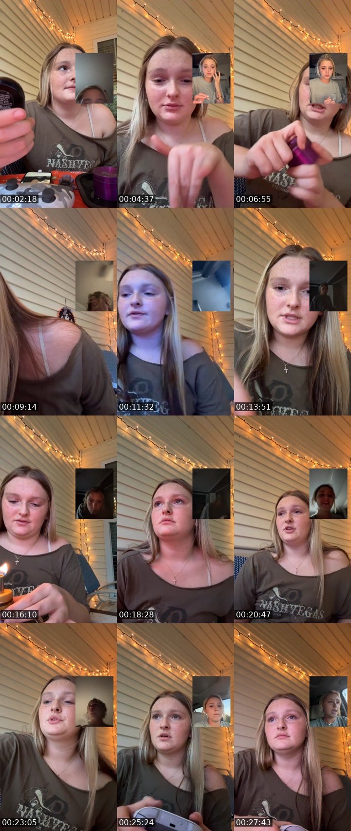 Contact-sheet preview of Rayzw0rldd's Liveme recording
