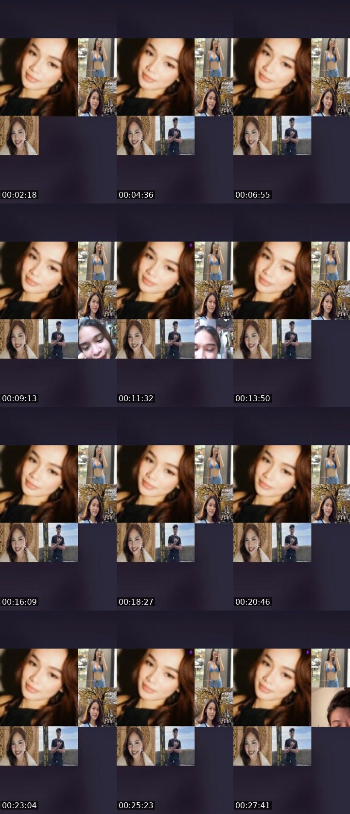 Contact-sheet preview of TA⃟🪽SAYURIIN's Liveme recording