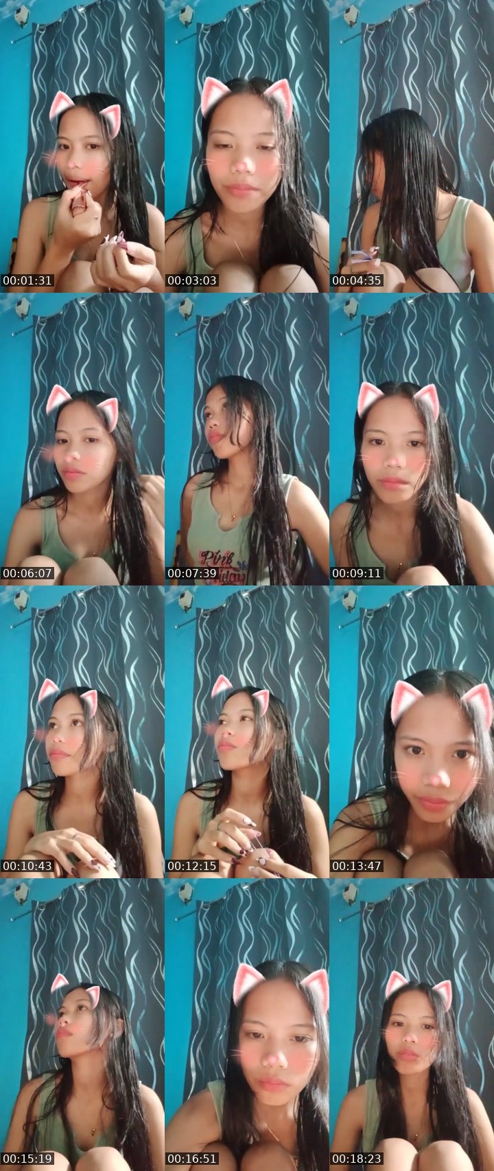 Contact-sheet preview of 🍃🫅theara 🦄's Liveme recording