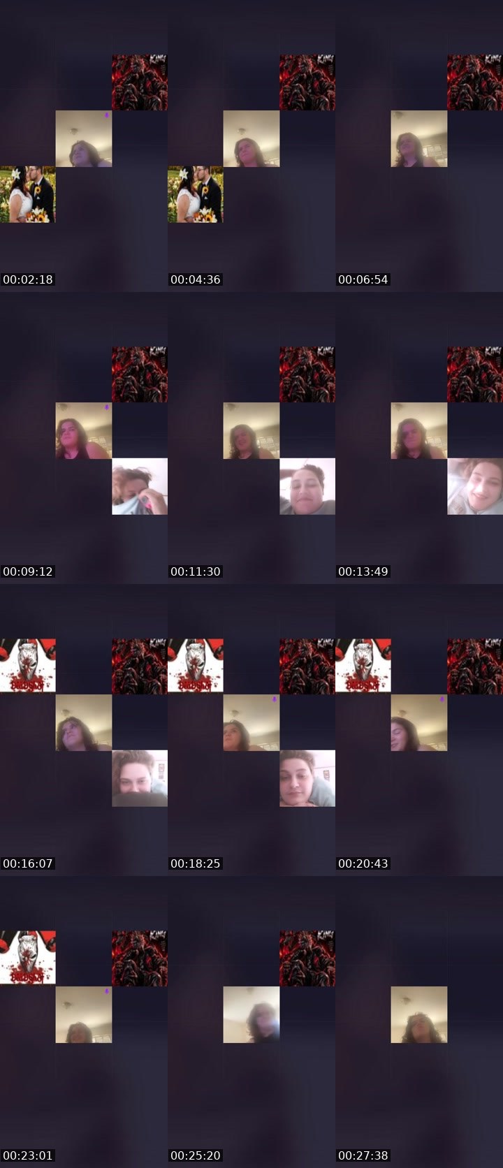 Contact-sheet preview of ShadowReaper Luna 🩷's Liveme recording