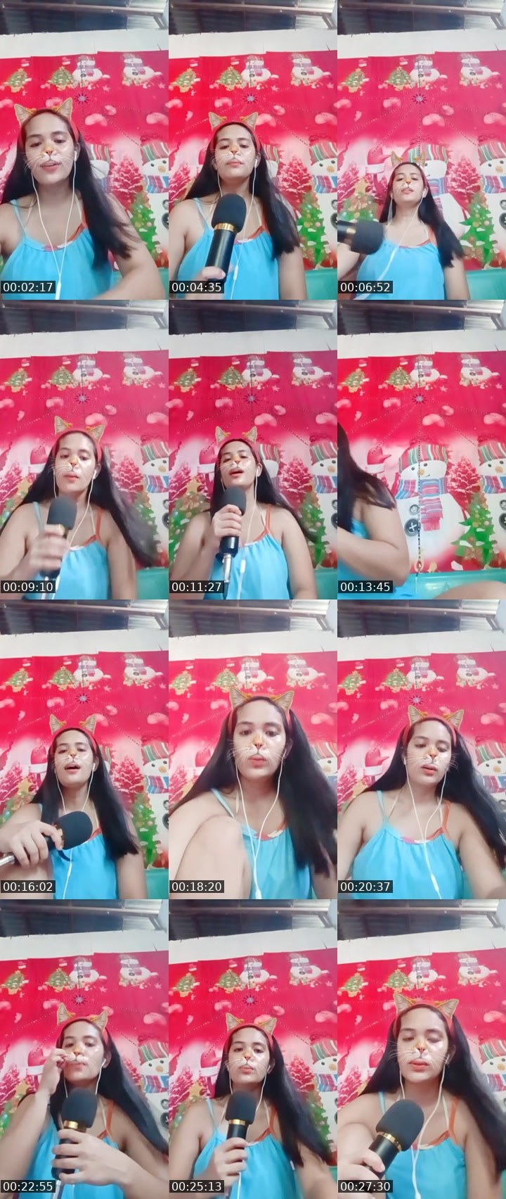 Contact-sheet preview of 🌶👸Shakira🦢's Liveme recording