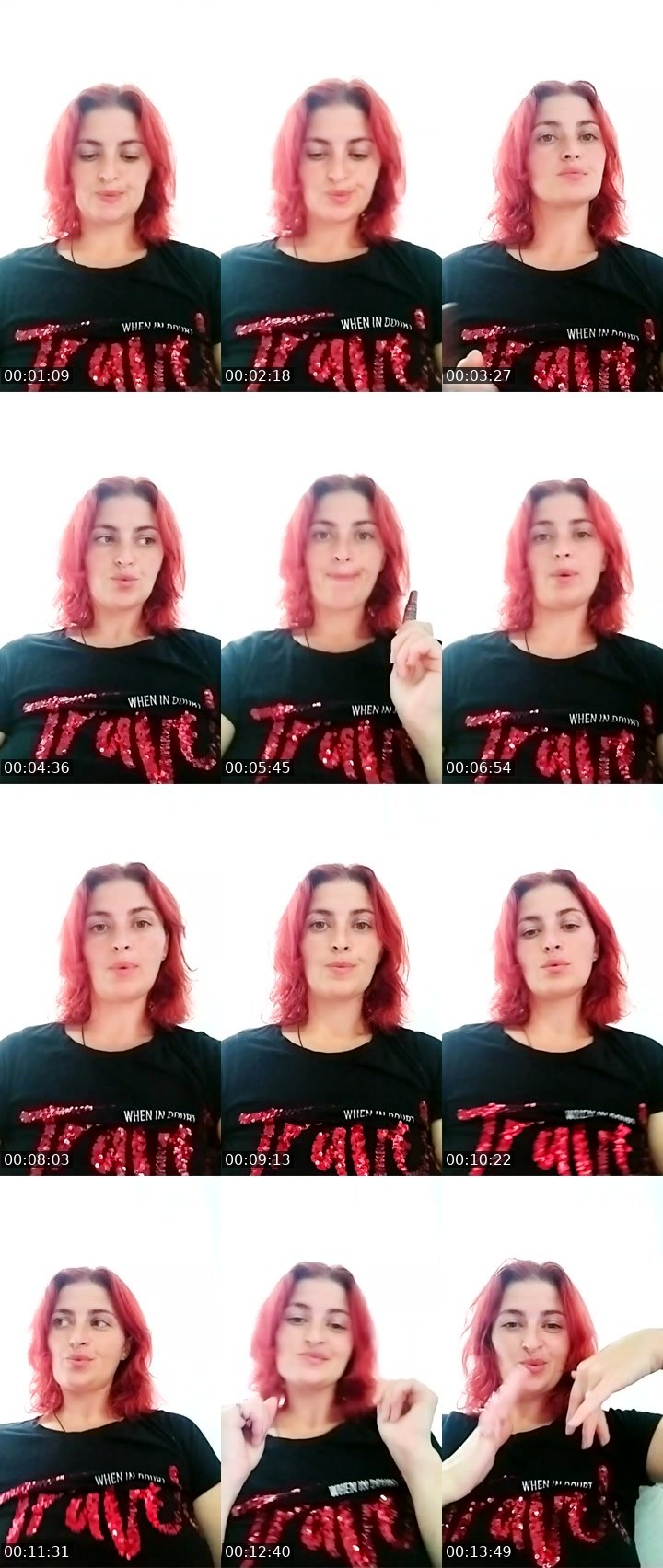 Contact-sheet preview of Melek❤️‍? Love's Liveme recording