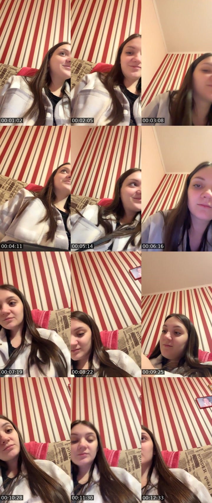 Contact-sheet preview of Dorina🎀's Liveme recording