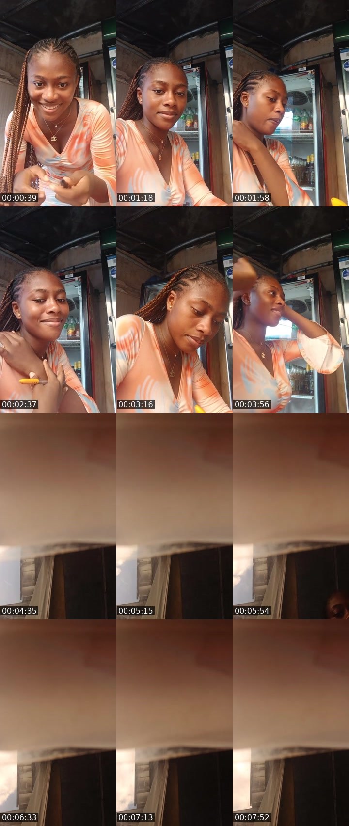 Contact-sheet preview of Destiny pinky's Liveme recording