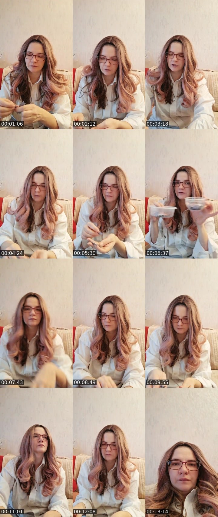 Contact-sheet preview of Selena Lyra's Liveme recording
