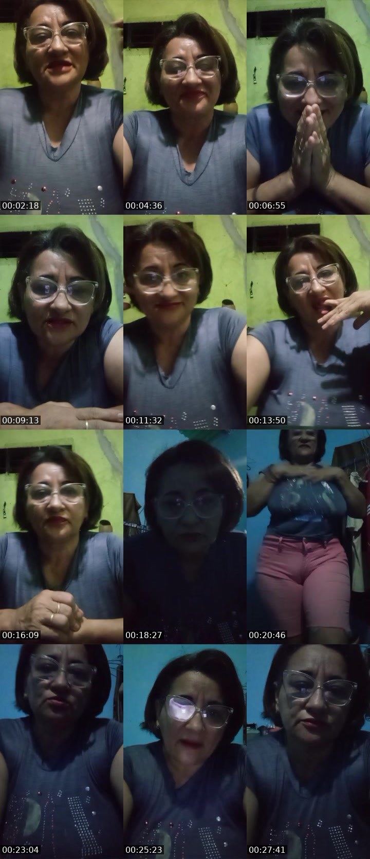 Contact-sheet preview of 🌋 Francy bella's Liveme recording