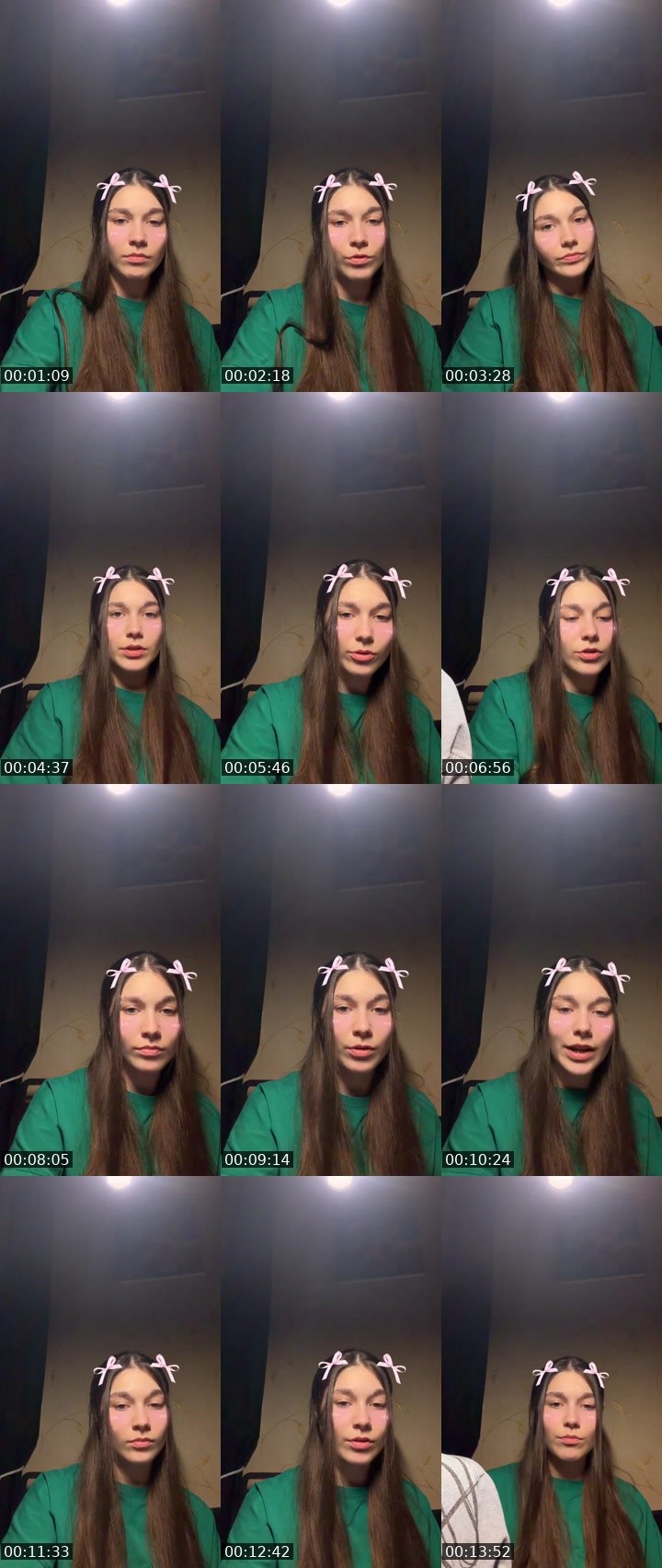 Contact-sheet preview of Strushka💋's Liveme recording