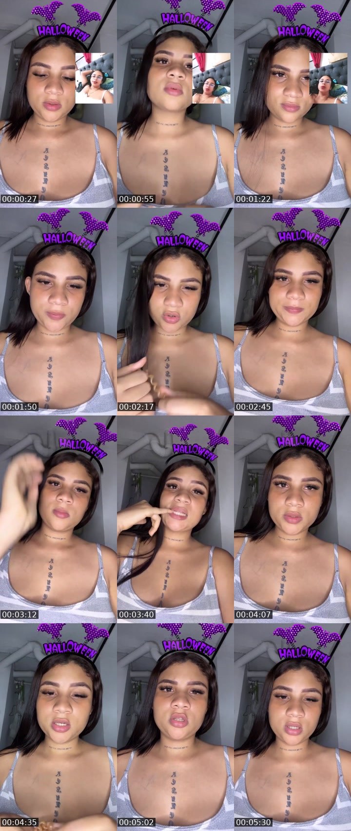 Contact-sheet preview of 🌐lizeth🎀 🌐's Liveme recording