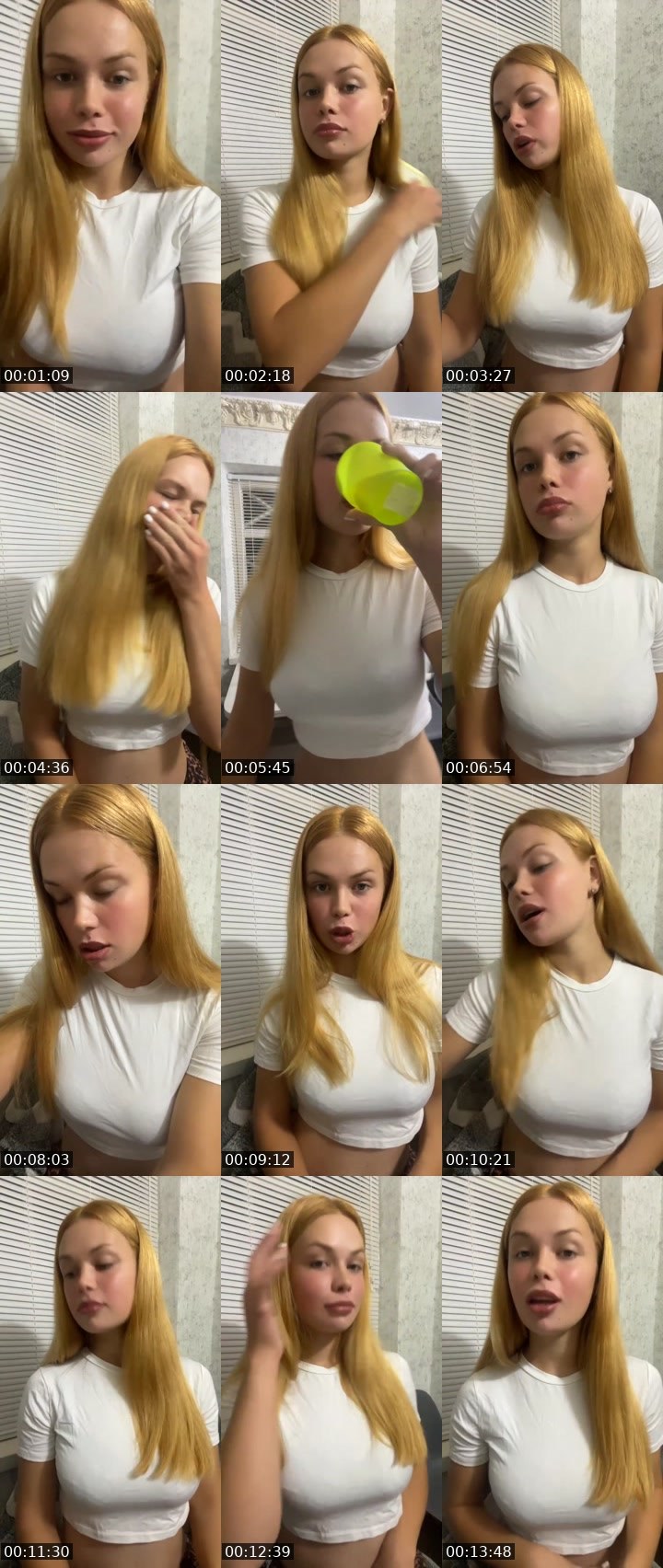 Contact-sheet preview of 𝐎𝐥𝐲𝐚_👑's Liveme recording
