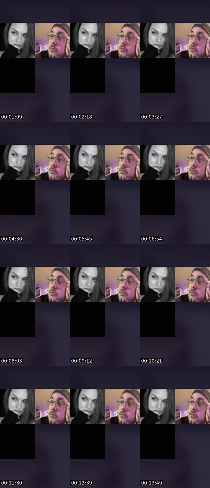 Contact-sheet preview of ✨ᒪᗩᑎᗩᒪIGᕼT✨'s Liveme recording