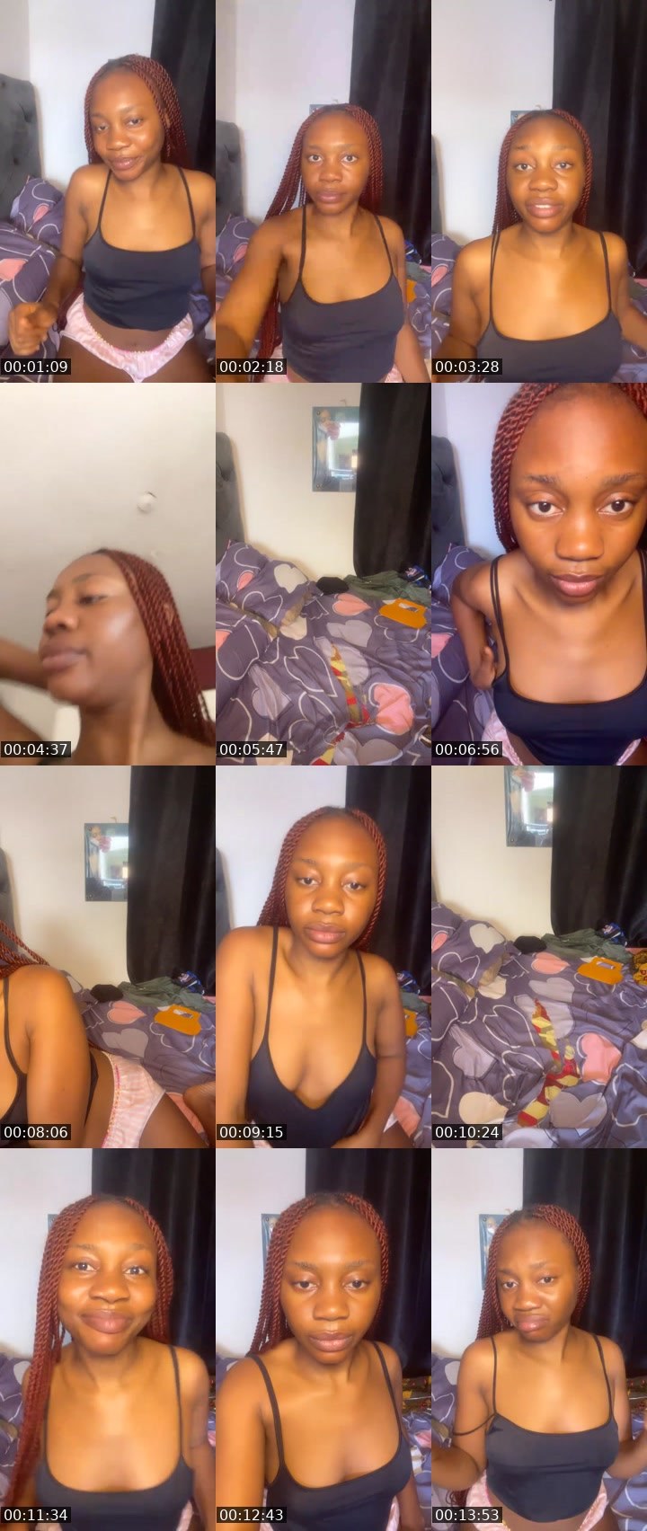 Contact-sheet preview of Prezika❤️'s Liveme recording