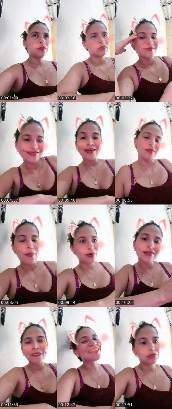 Contact-sheet preview of 😈F🪩Ⓡever👑's Liveme recording