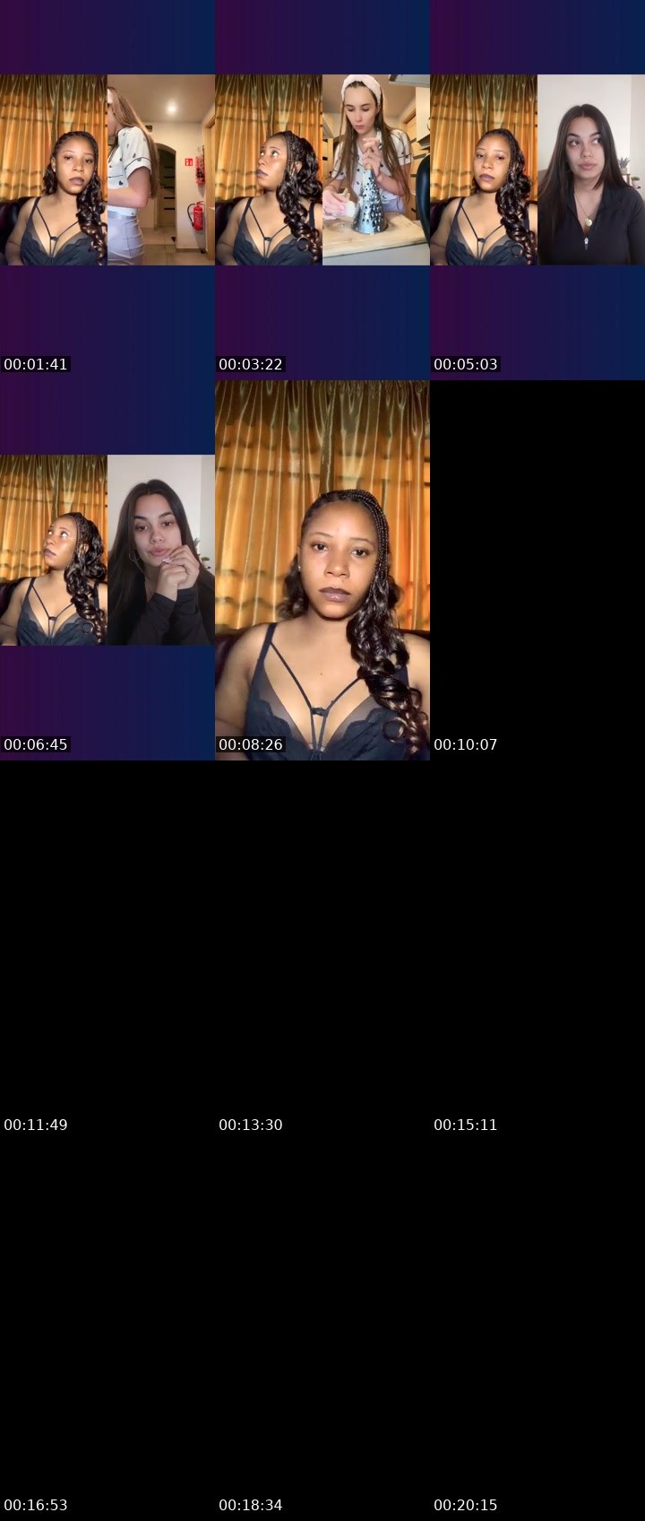 Contact-sheet preview of 💸 Chizzy's Liveme recording