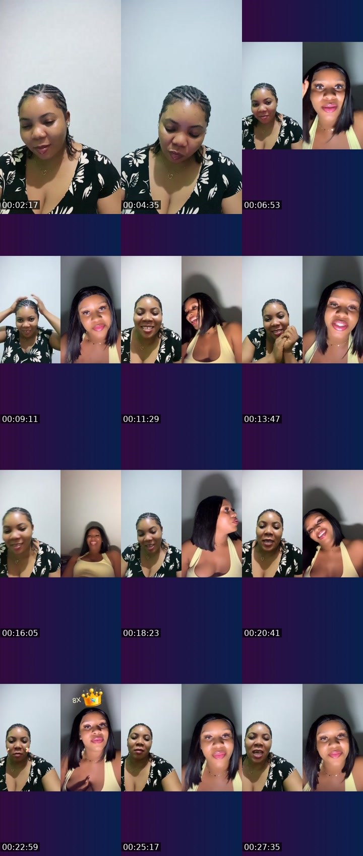 Contact-sheet preview of 🅰️my Lilly🍭🩷🌹's Liveme recording
