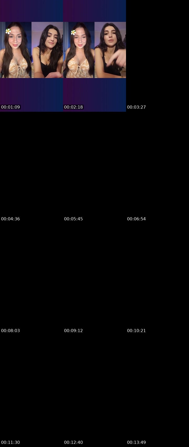 Contact-sheet preview of Tata25's Liveme recording