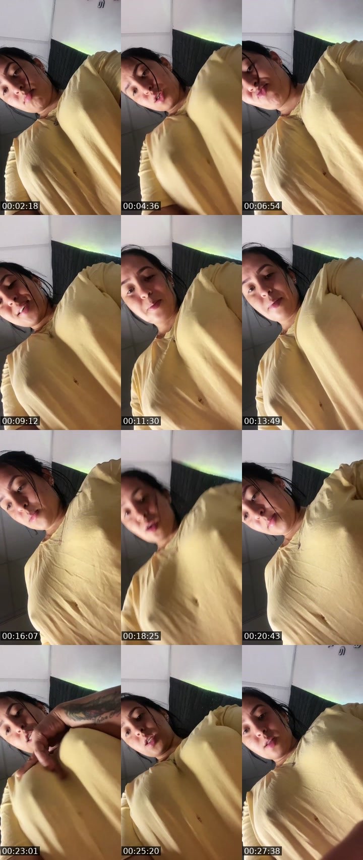 Contact-sheet preview of Baddie 👑⃤ 😈🍑's Liveme recording