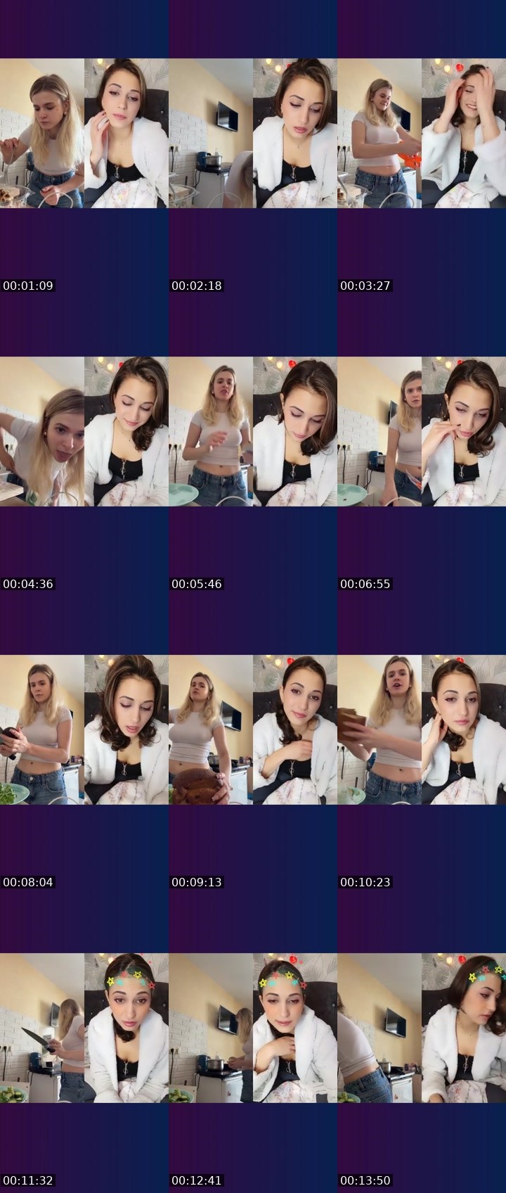Contact-sheet preview of VIKTORIA VAMP's Liveme recording