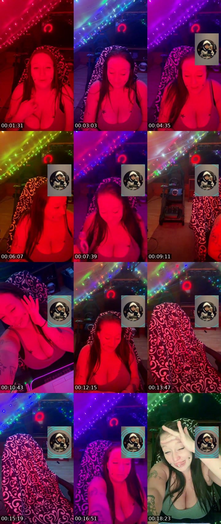 Contact-sheet preview of мι∂ηιgнт💜⃤νισℓєт's Liveme recording