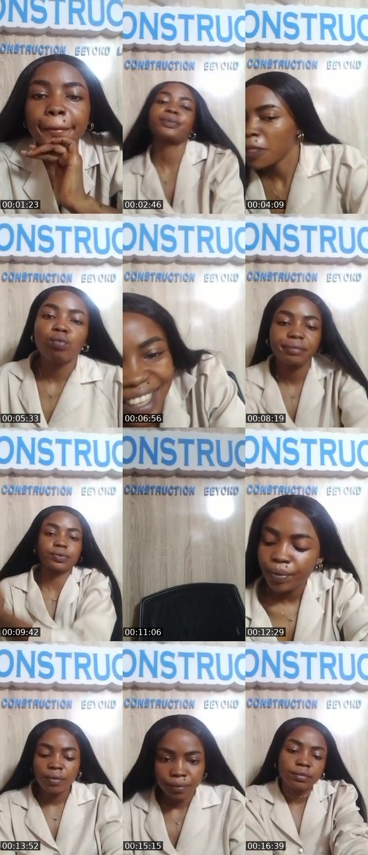 Contact-sheet preview of Bella 💦💕's Liveme recording