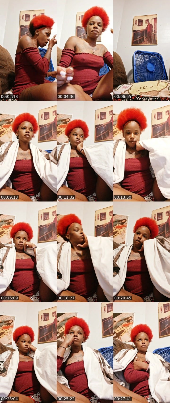 Contact-sheet preview of OhhTiny🍭💍's Liveme recording