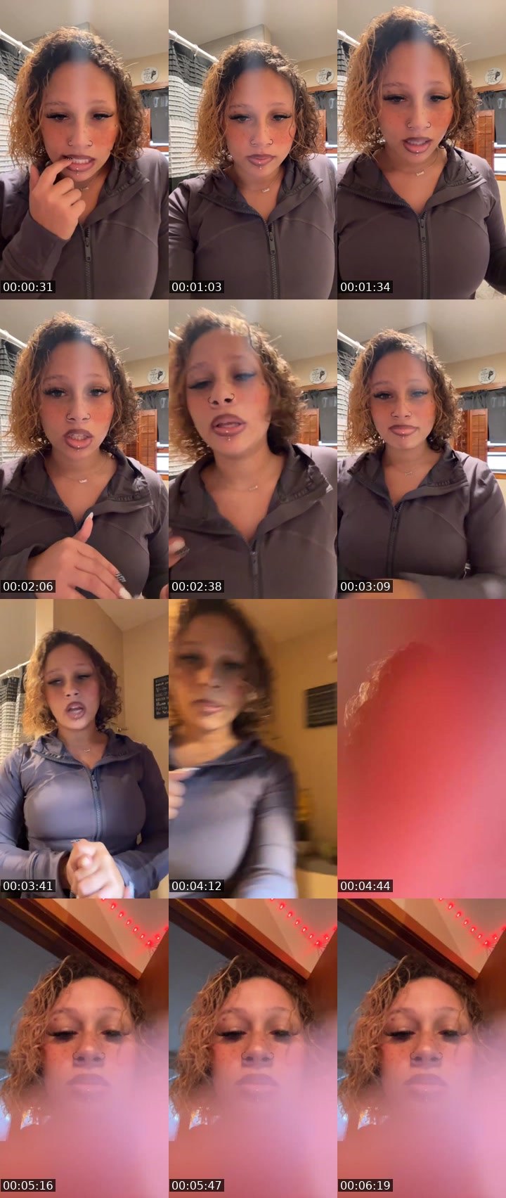 Contact-sheet preview of Tay😝😘's Liveme recording