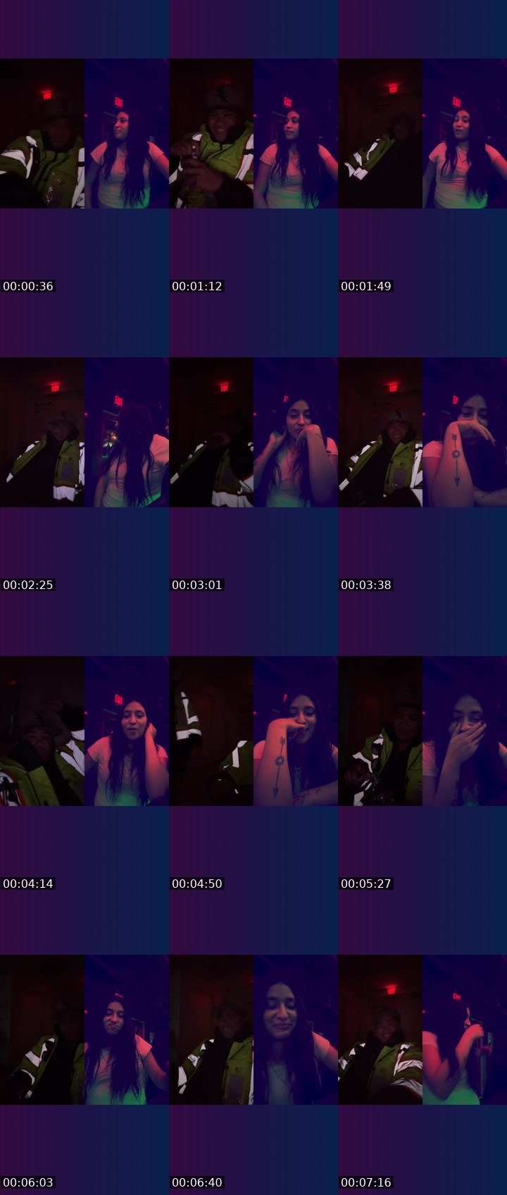 Contact-sheet preview of Sinner_671's Liveme recording