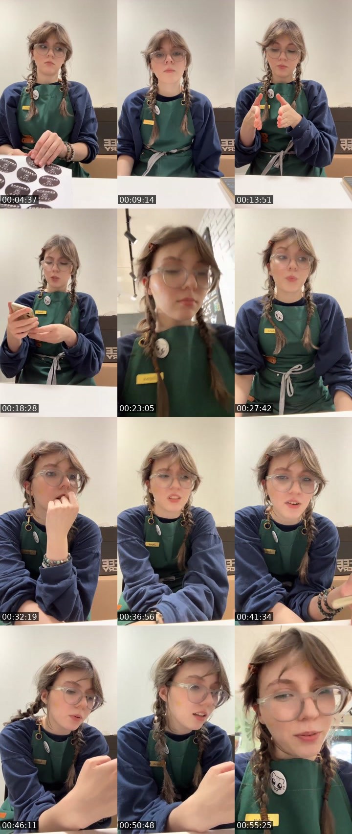 Contact-sheet preview of 👑daria!🦷's Liveme recording