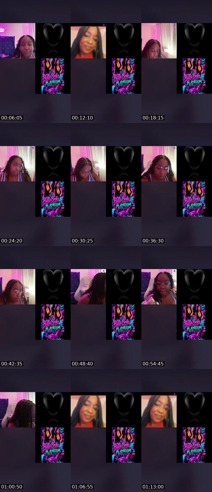 Contact-sheet preview of FâźţŁýfêŤøŋï 💯👑🖤's Liveme recording