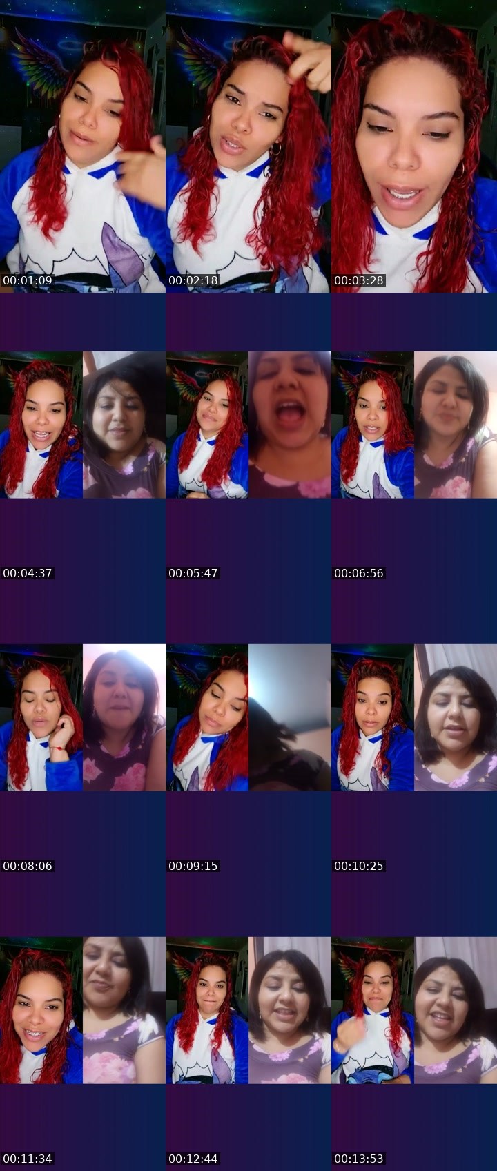 Contact-sheet preview of 🌈🔆SIRENA🪷's Liveme recording