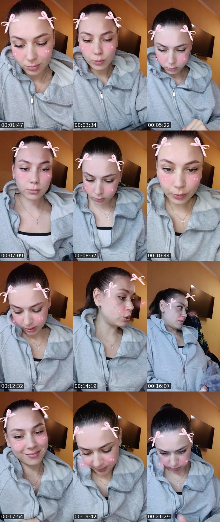 Contact-sheet preview of 🇺🇦ALENA💯's Liveme recording