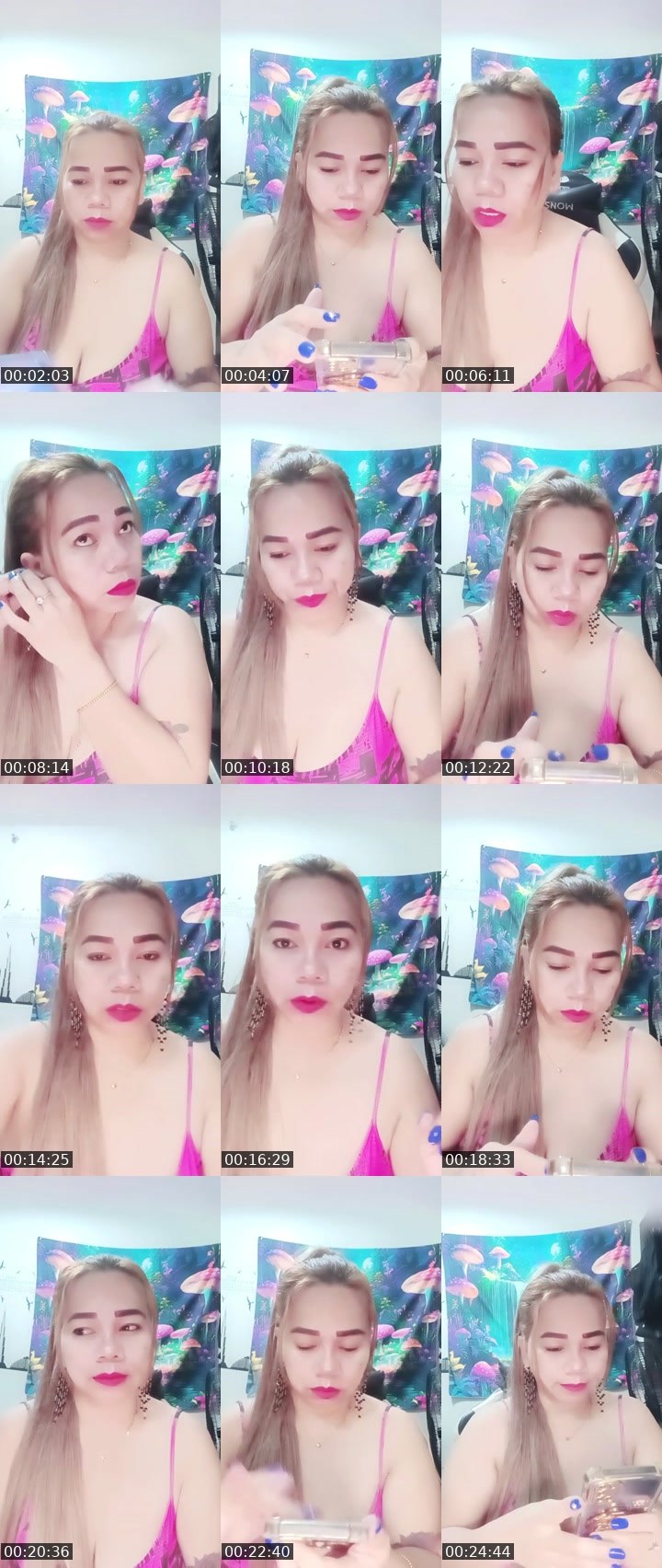 Contact-sheet preview of 👏COCO💞's Liveme recording