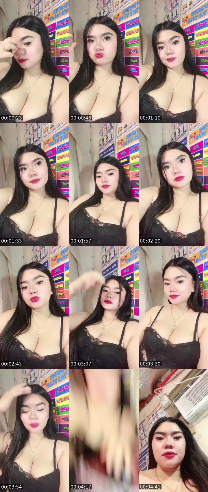Contact-sheet preview of 💎ᴰᴮ Ms.Zeng 🍒's Liveme recording
