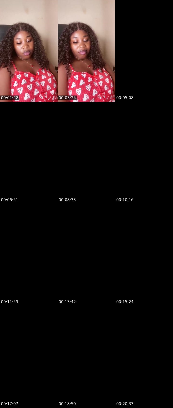 Contact-sheet preview of 6k🏦Baby sandra🍫🦋's Liveme recording