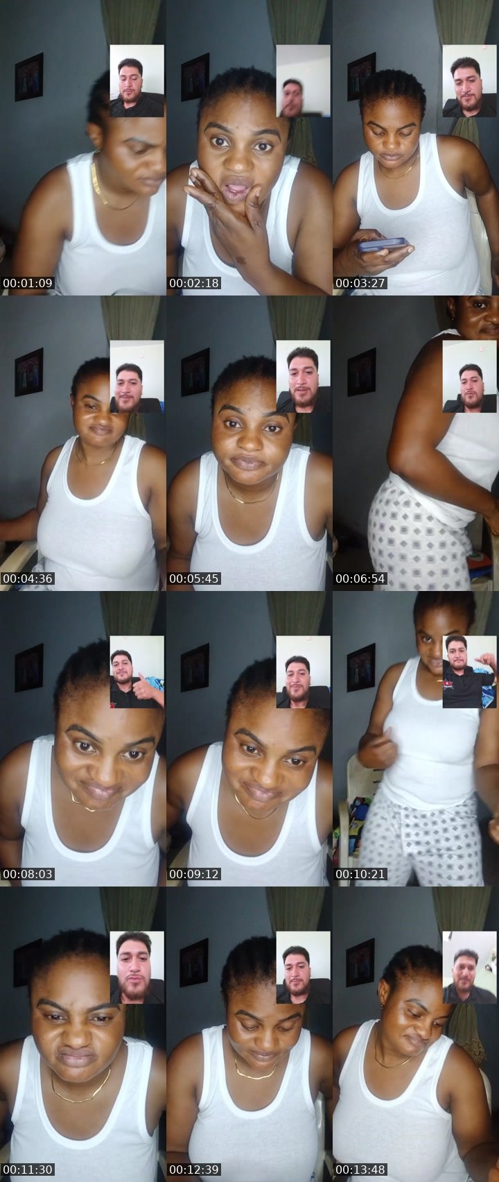 Contact-sheet preview of sharonsexy's Liveme recording