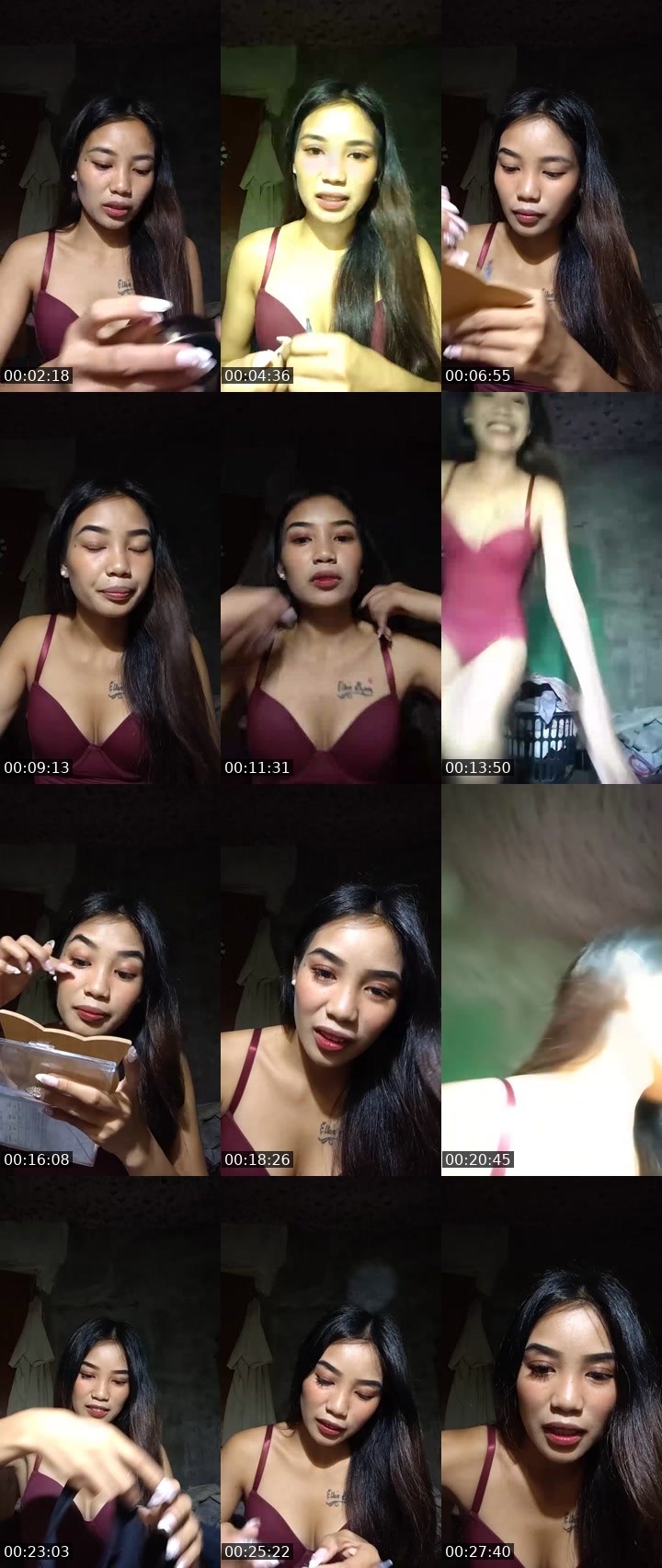 Contact-sheet preview of ☝️💙strawberry's Liveme recording