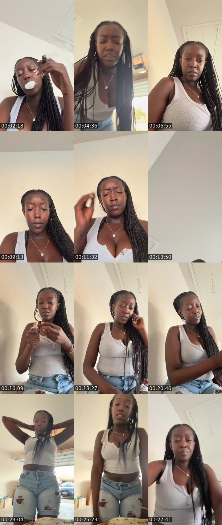 Contact-sheet preview of LUVURS's Liveme recording